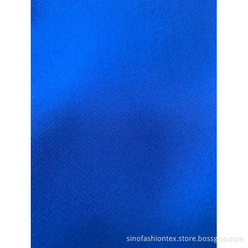 Herringbone Polyester Crepe Stretch